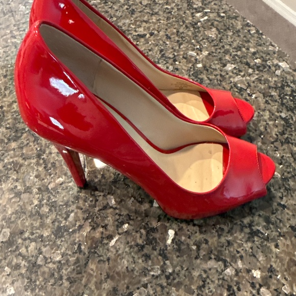 Guess open toes high heels shoes RED - Picture 6 of 8